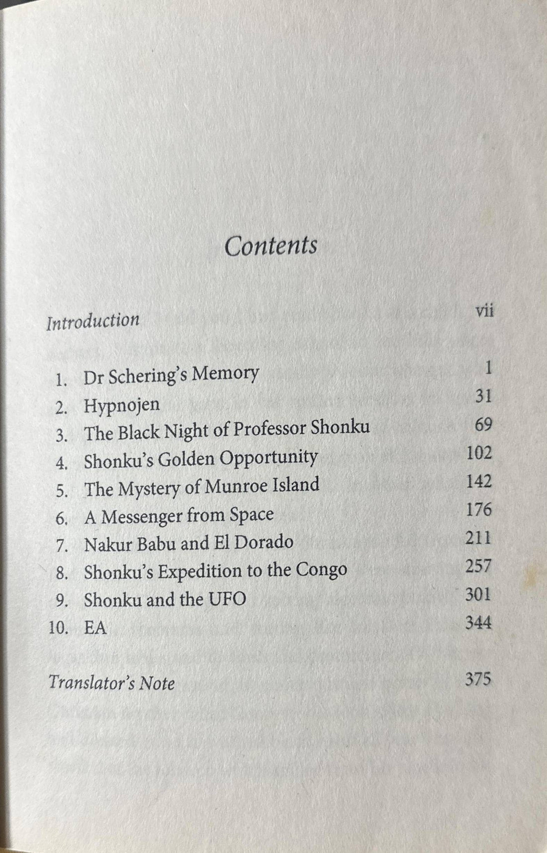 The Mystery of Munroe Island