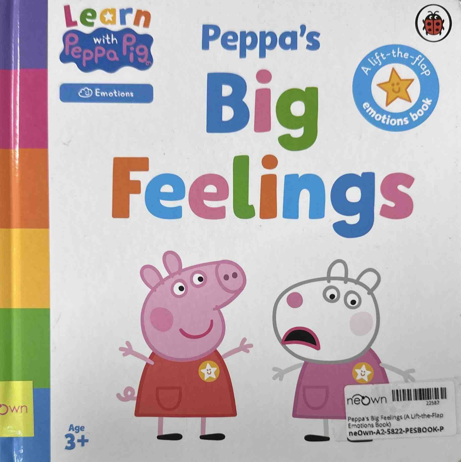 Learn with Peppa : Peppa's Big Feelings (A Lift-the-Flap Emotions Book