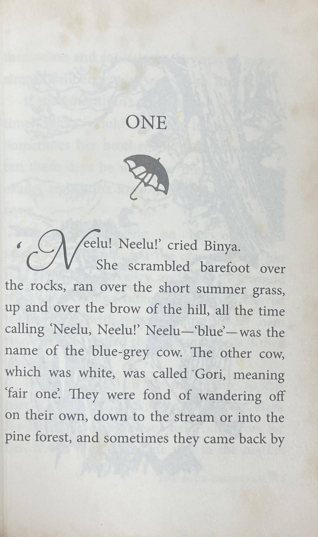 The Blue Umbrella