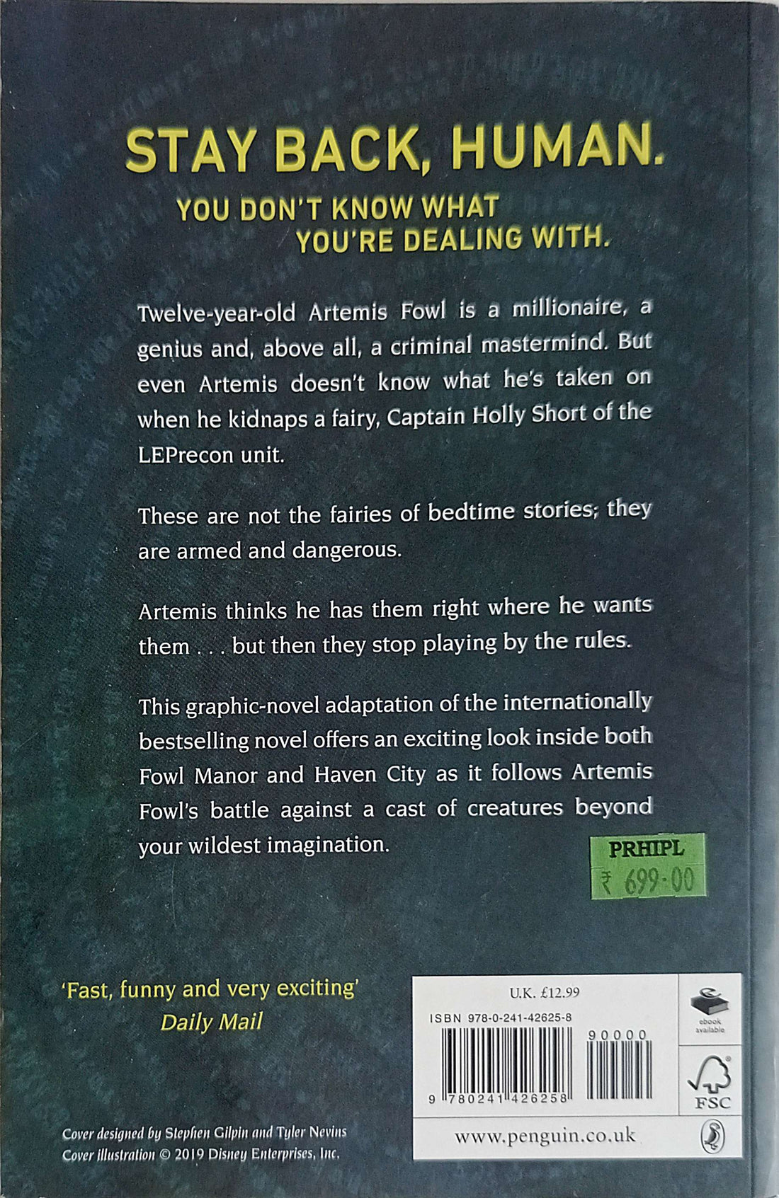 Artemis Fowl The Graphic Novel