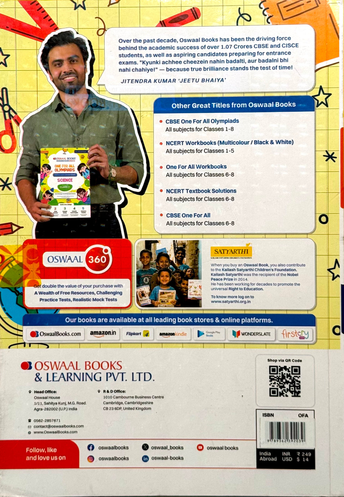 Oswaal One For All Workbook Concept Wise Class-2 English