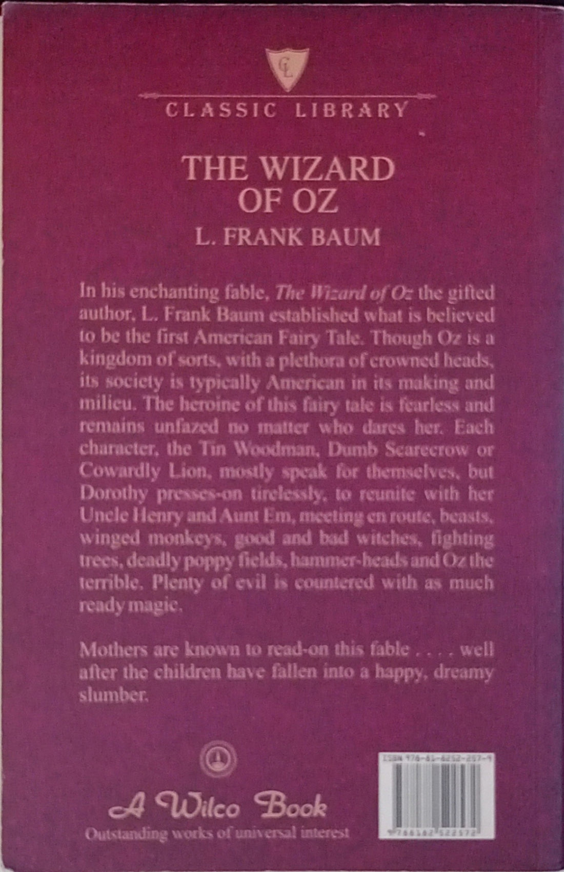 The Wizard of Oz (Classic Library)