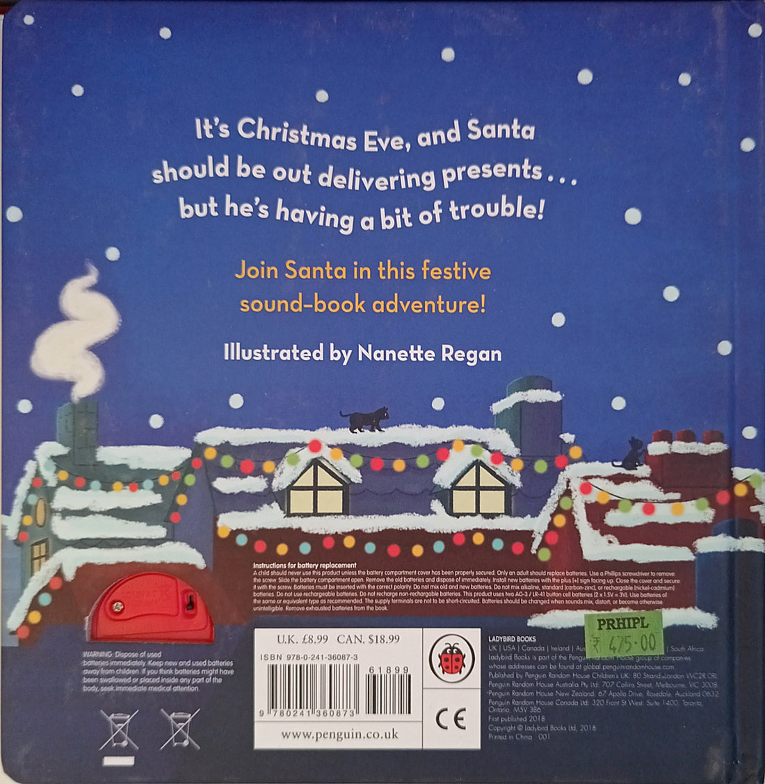 When Santa Got Stuck Up the Chimney (Sound Book)