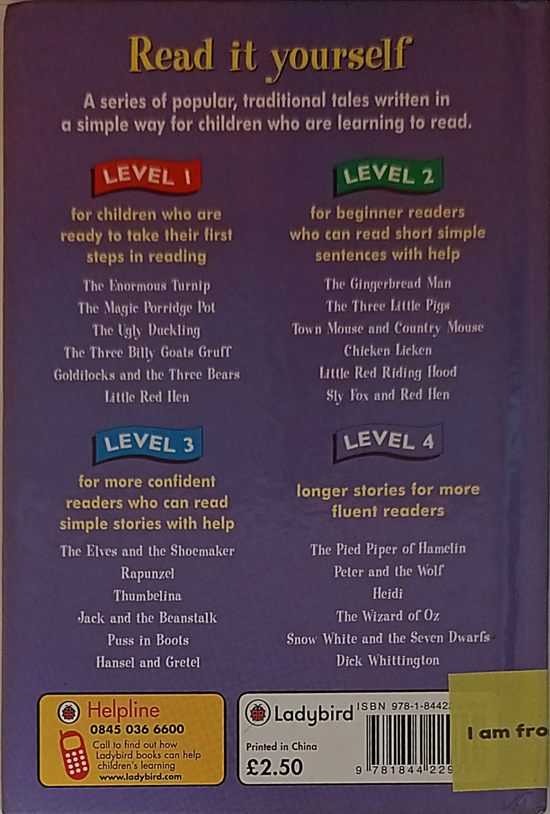 Read it Yourself with Ladybird Level 4: Peter and the Wolf