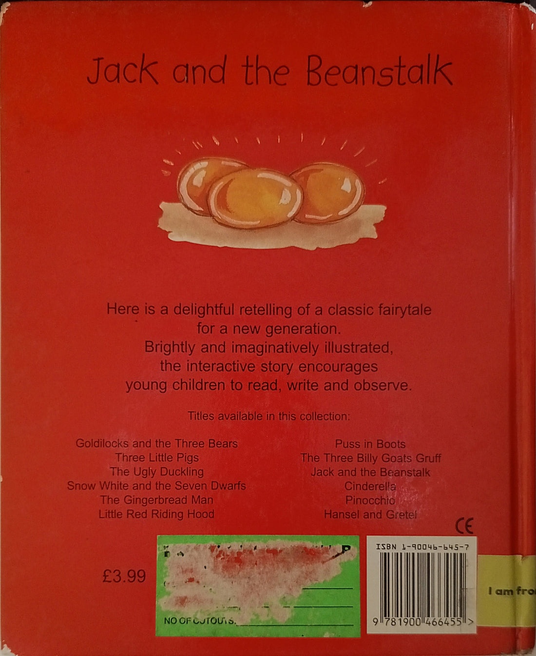 Read With Mummy: Jack and the Beanstalk (A First Reading Series For 3 to 5 year-olds)