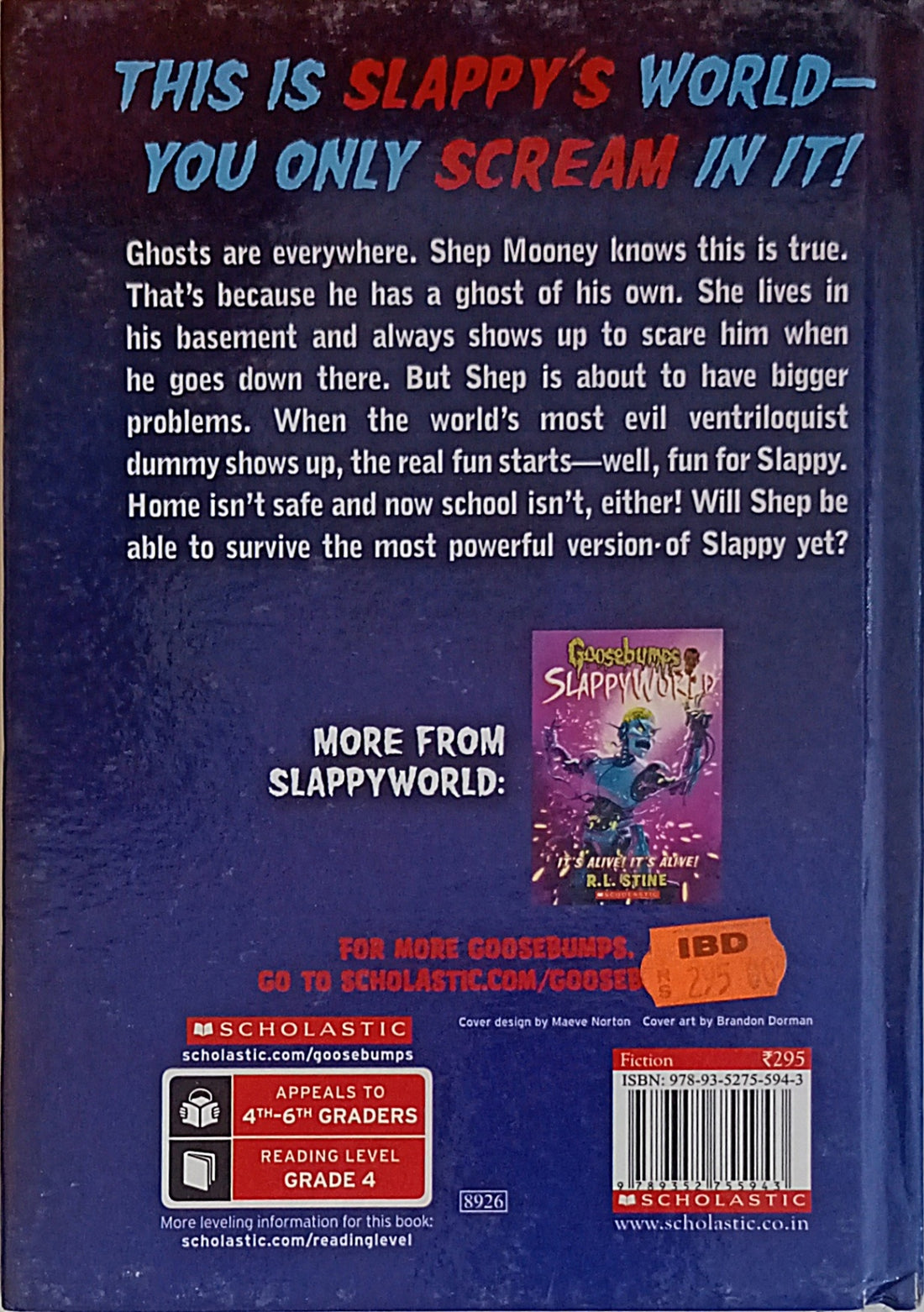 Goosebumps SlappyWorld #6 The Ghost of Slappy