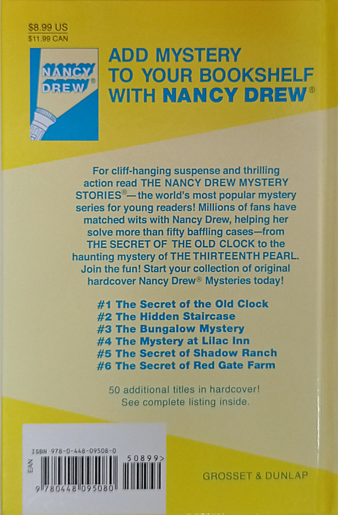 Nancy Drew Mystery Stories #8 Nancy's Mysterious Letter