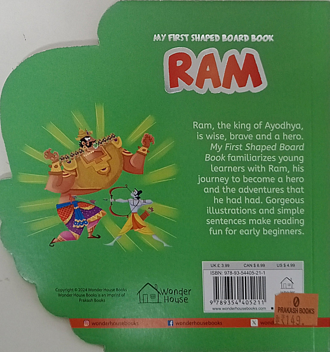 My First Shaped Board Book: My First Shaped Board Book Ram