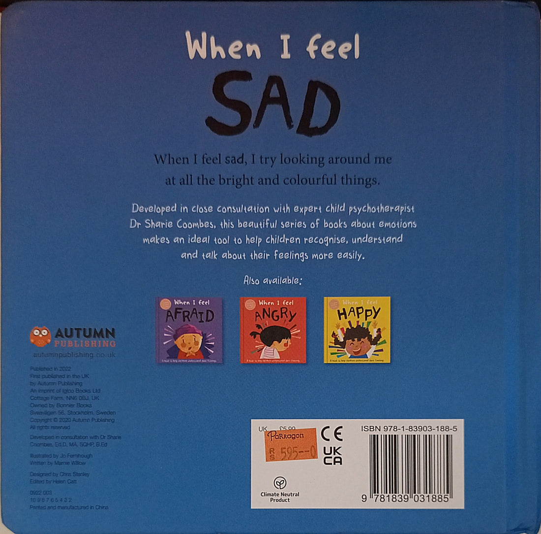 A Children's Book About Emotions: When I Feel Sad