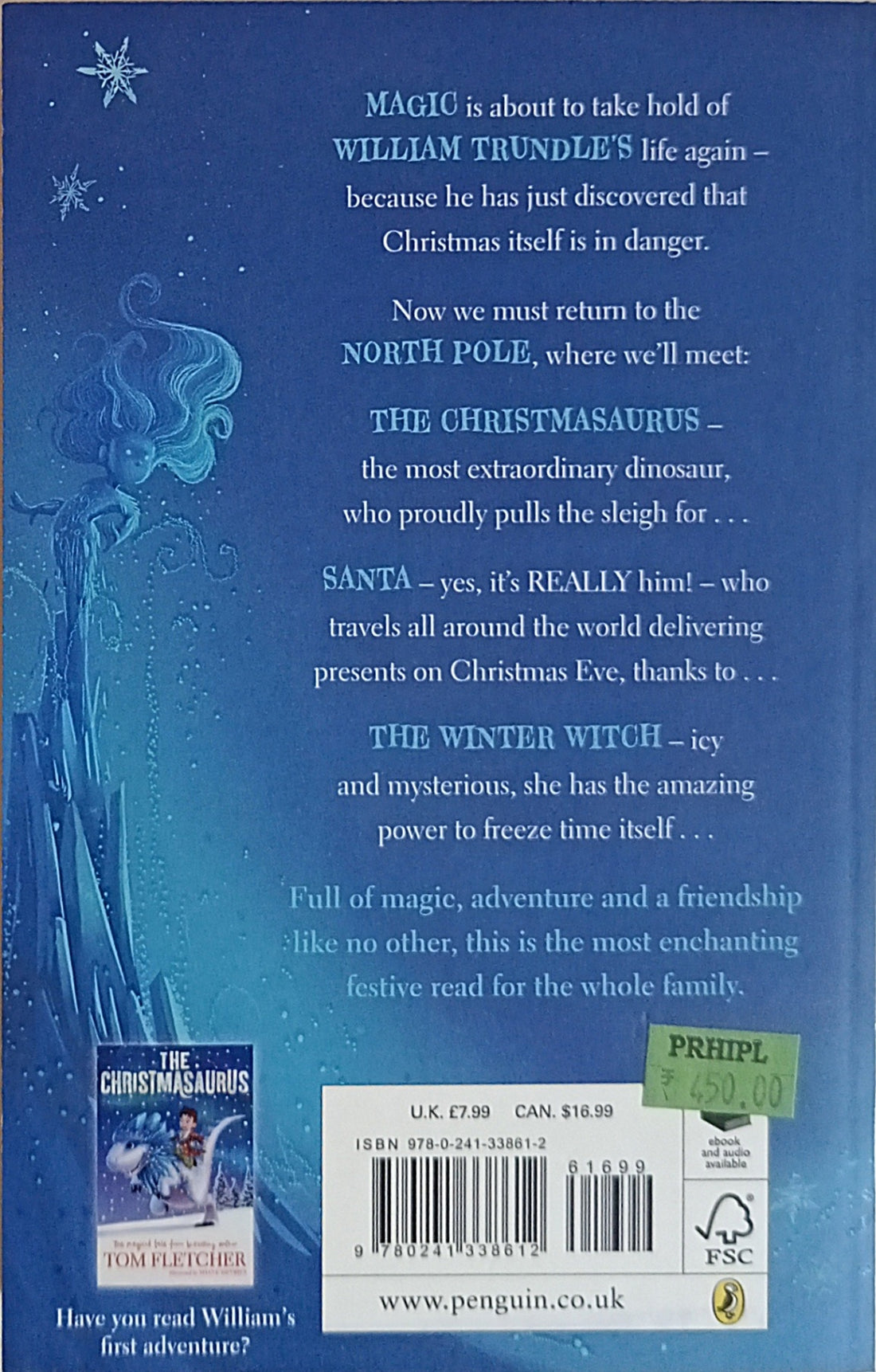 The Christmasaurus #2 The Christmasaurus and the Winter Witch