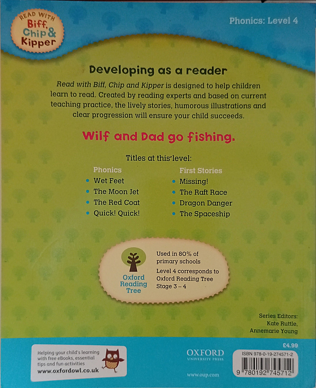 Read With Biff, Chip & Kipper Phonics Level 4: Wet Feet