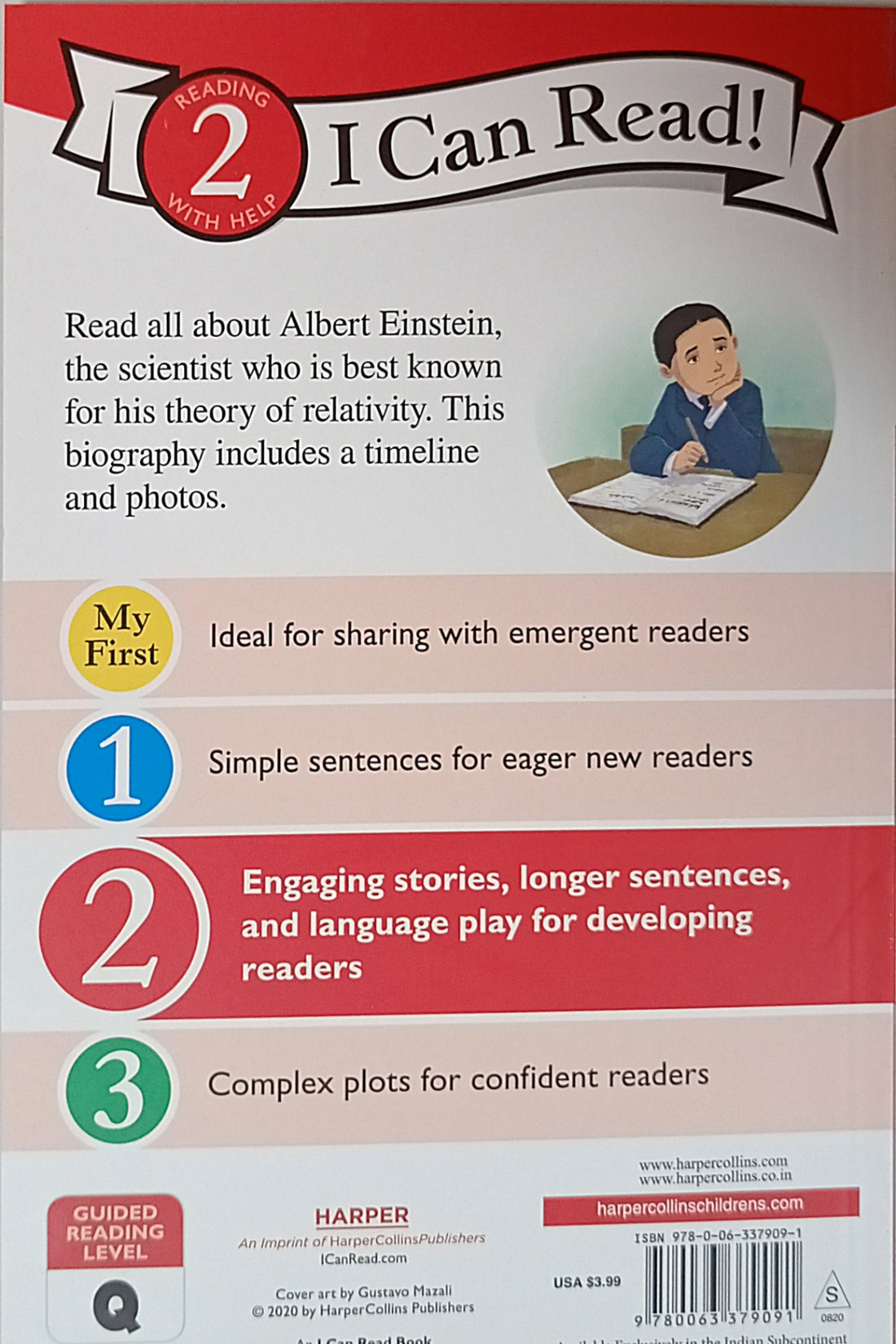 I Can Read! Level 2: Albert Einstein A Curious Mind