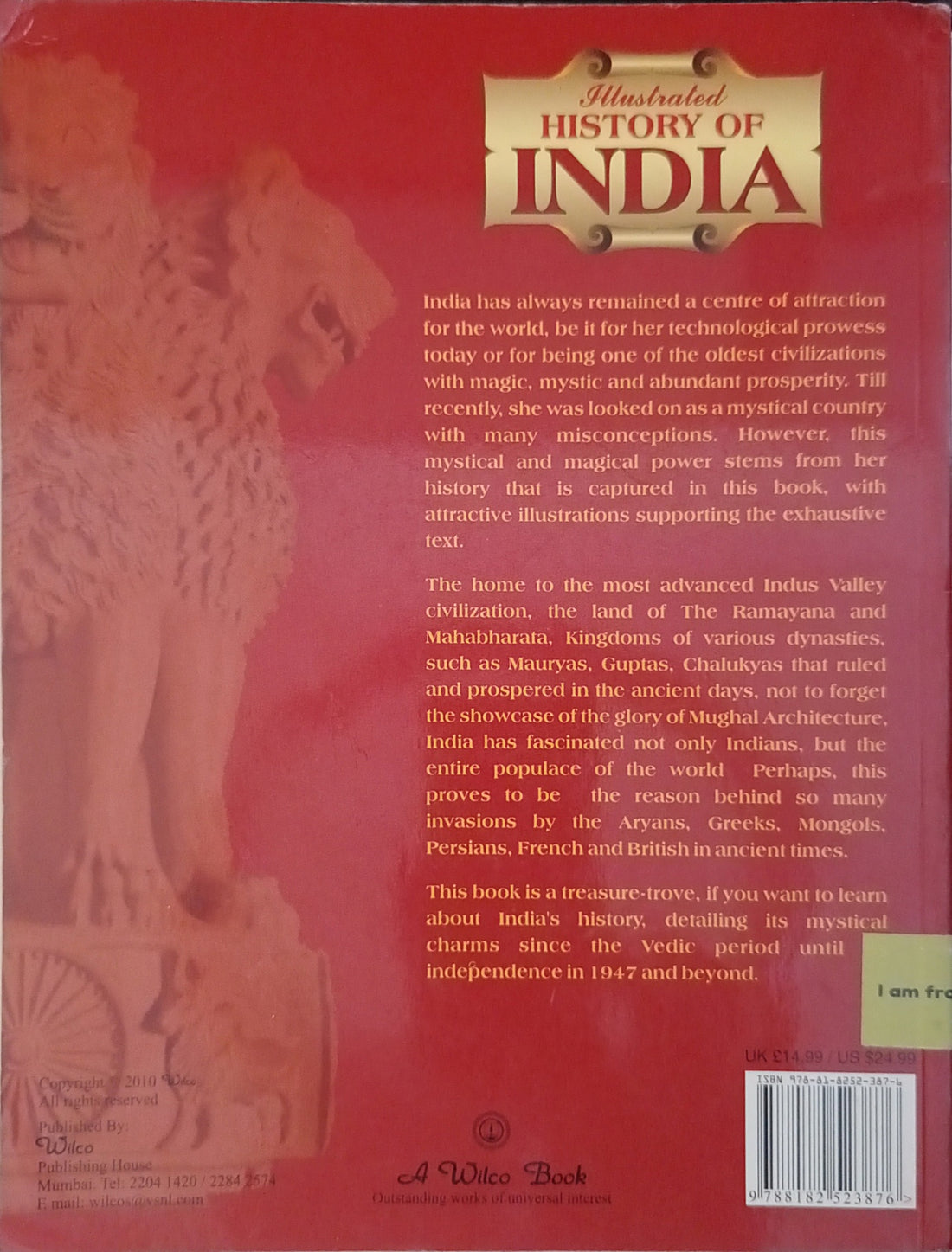 Illustrated History of India