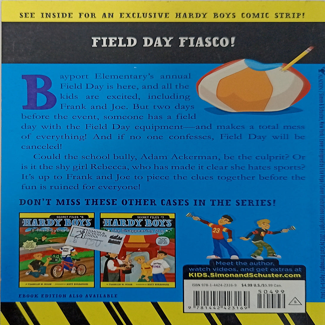 The Hardy Boys: Secret Files #8 Sports Sabotage