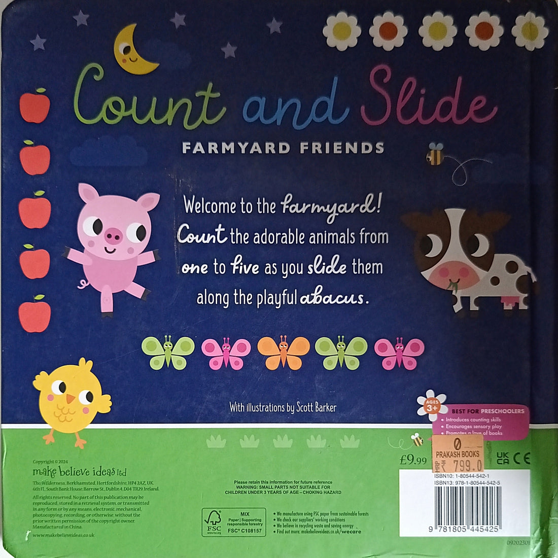 Count and Slide Farmyard Friends