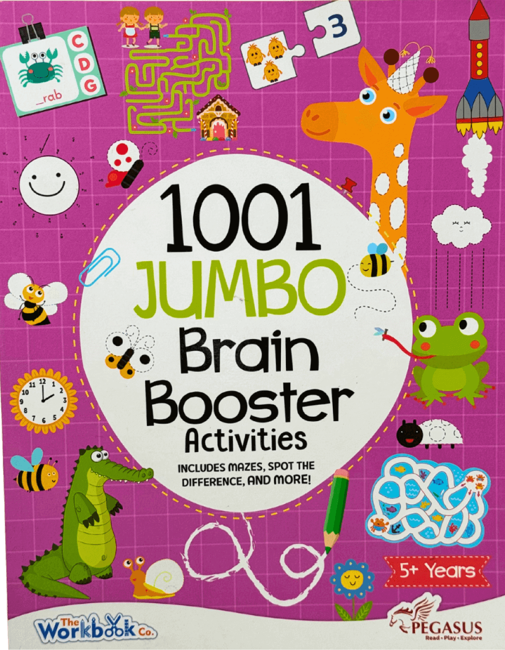 1001 Jumbo Brain Booster Activities for 5 to 8 Years Old Kids | Enhance the Child Mind with Cognitive Excellence with Interactive Activity Book