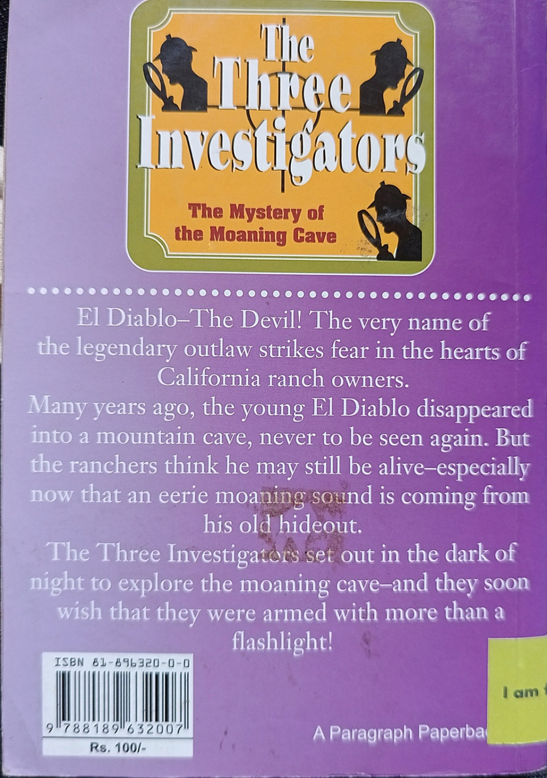 Alfred Hitchcock and the Three Investigators #10 The Mystery of the Moaning Cave