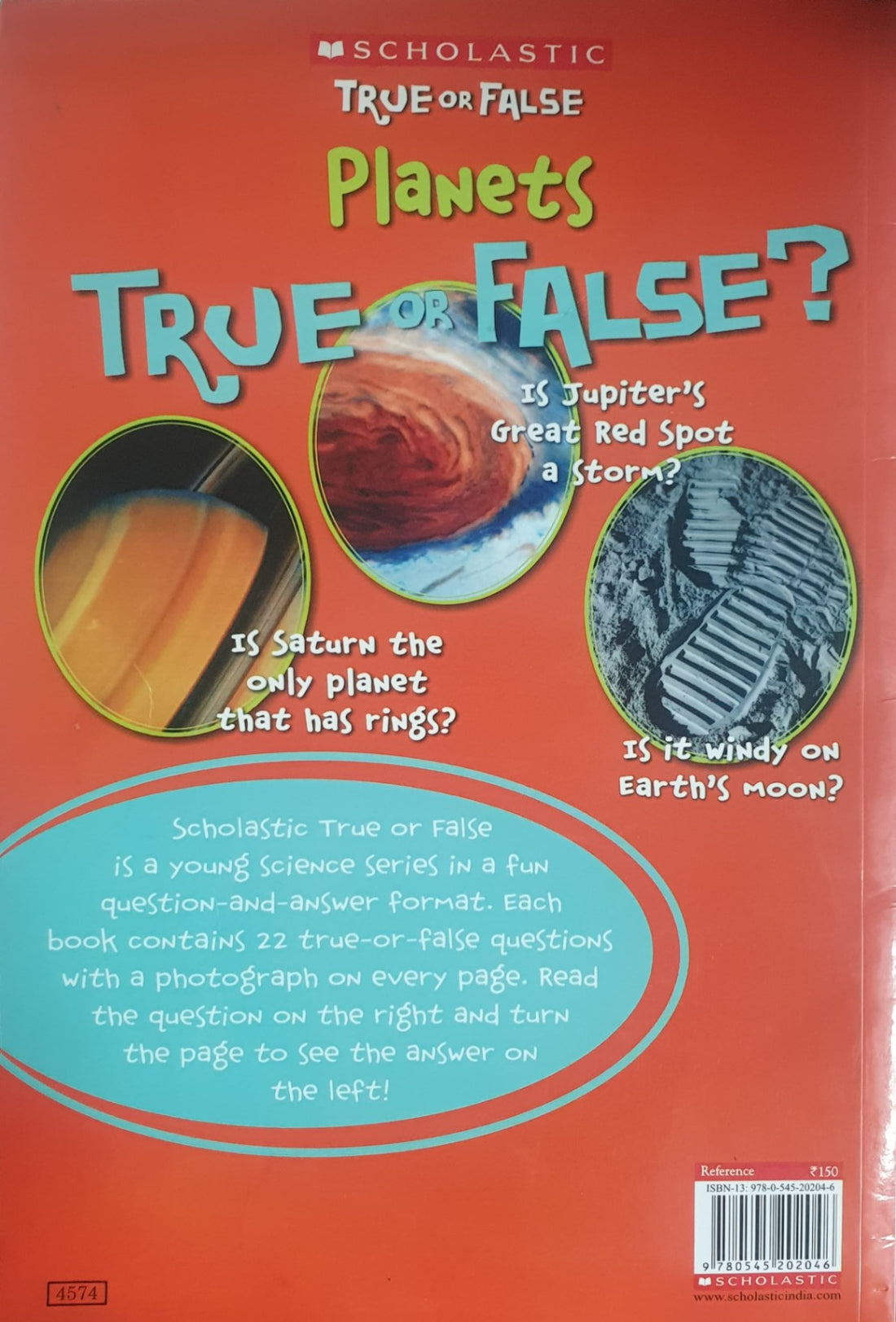 Scholastic True or False #9 Planets (Scholastic True or False)
