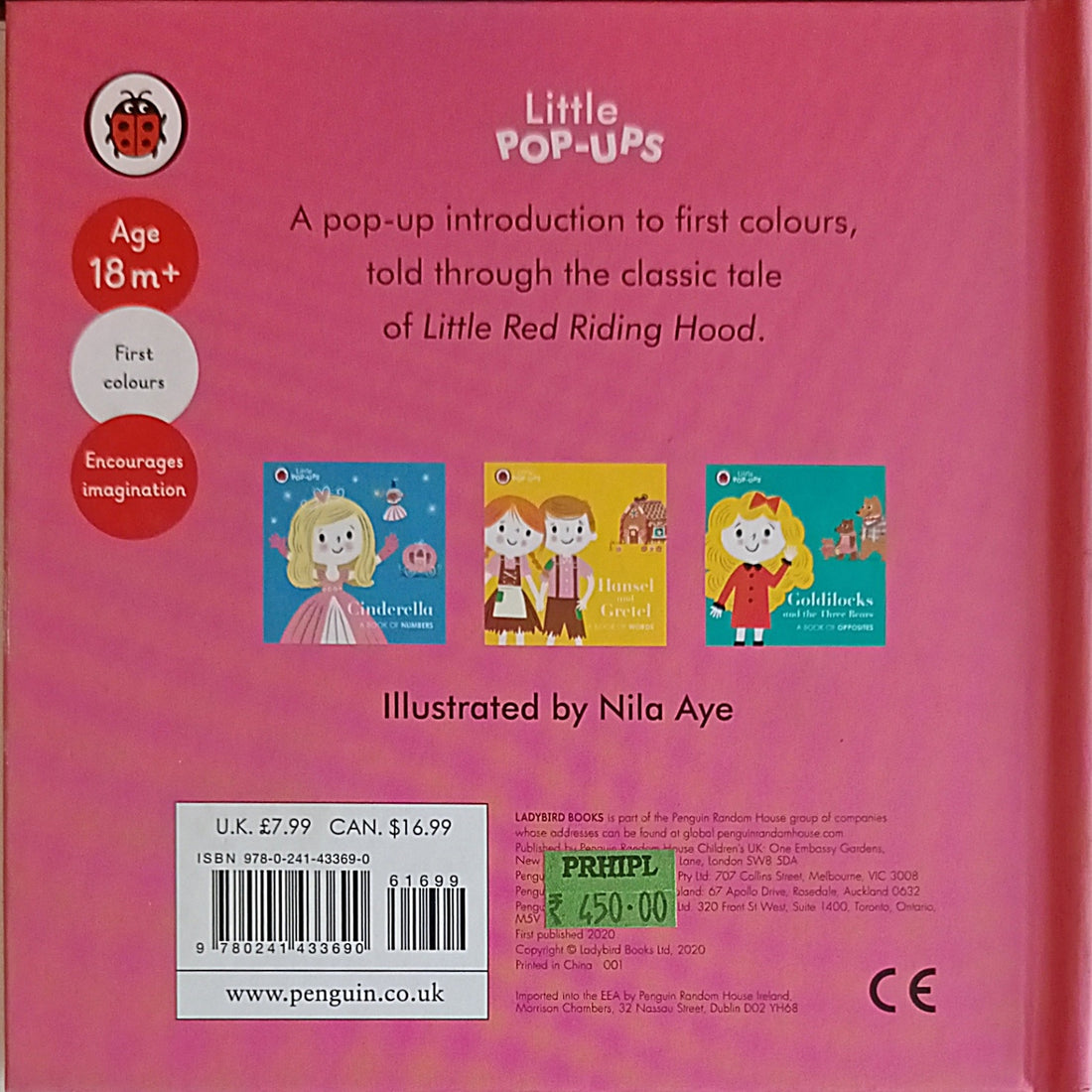 Little Pop-Ups: Little Red Riding Hood (A Book of Colours)