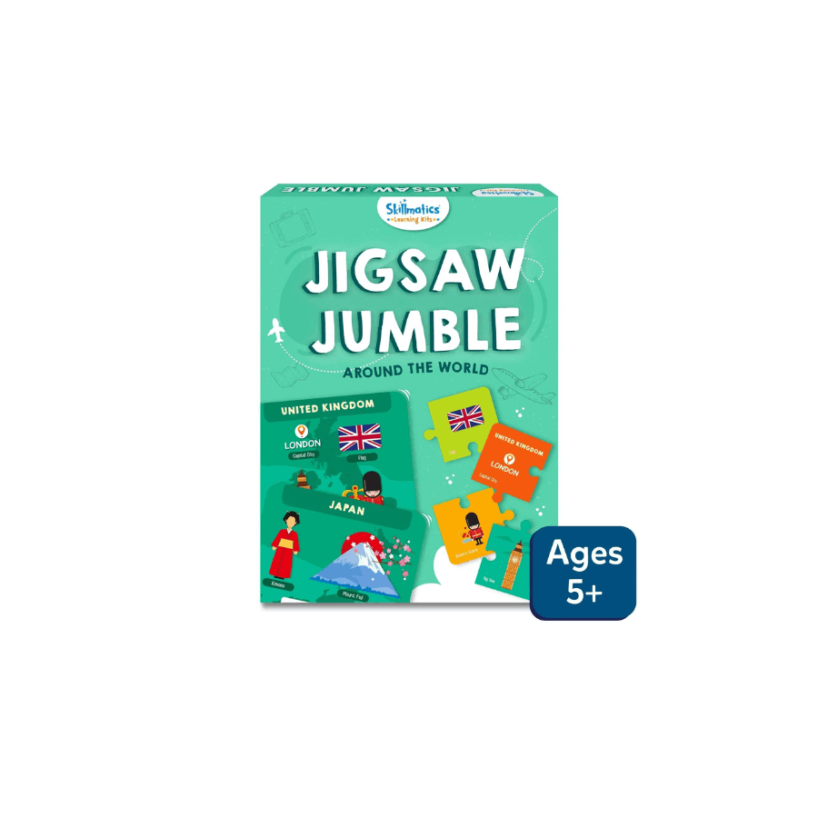 Jigsaw Jumble-Around the World Puzzle