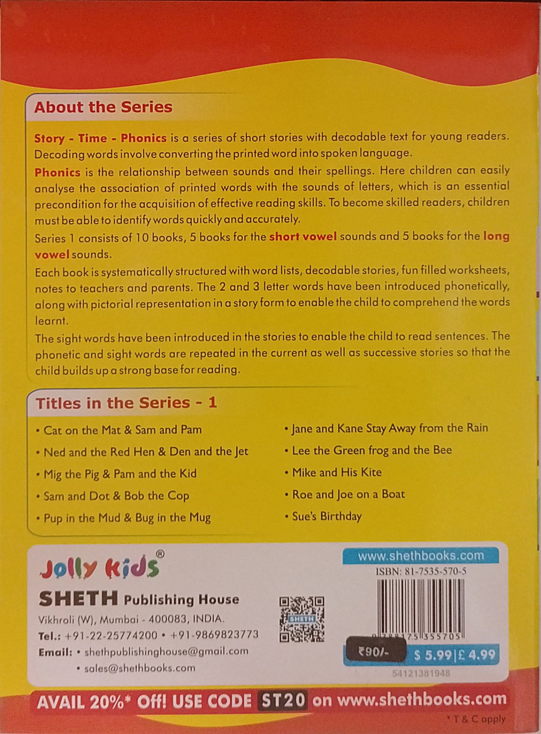 Story-Time-Phonics Series 1 Vol. 3: Mig the Pig & Pam and the Kid