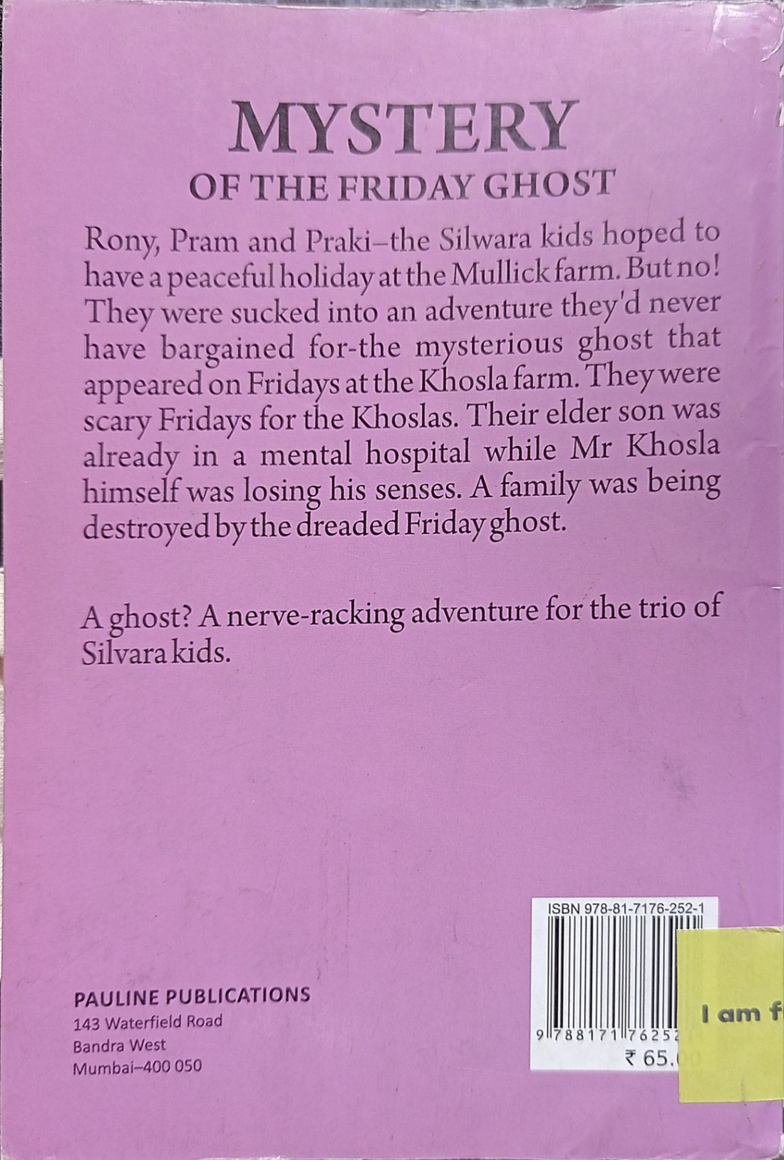 Mystery of the Friday Ghost