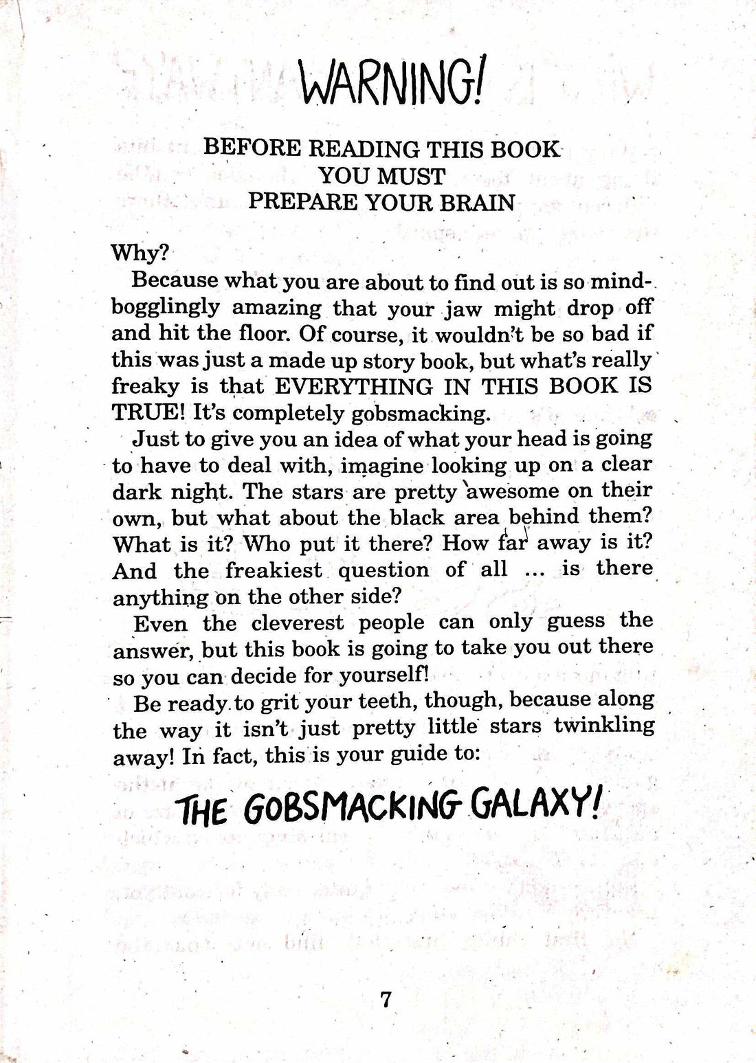 The Knowledge: The Gobsmacking Galaxy