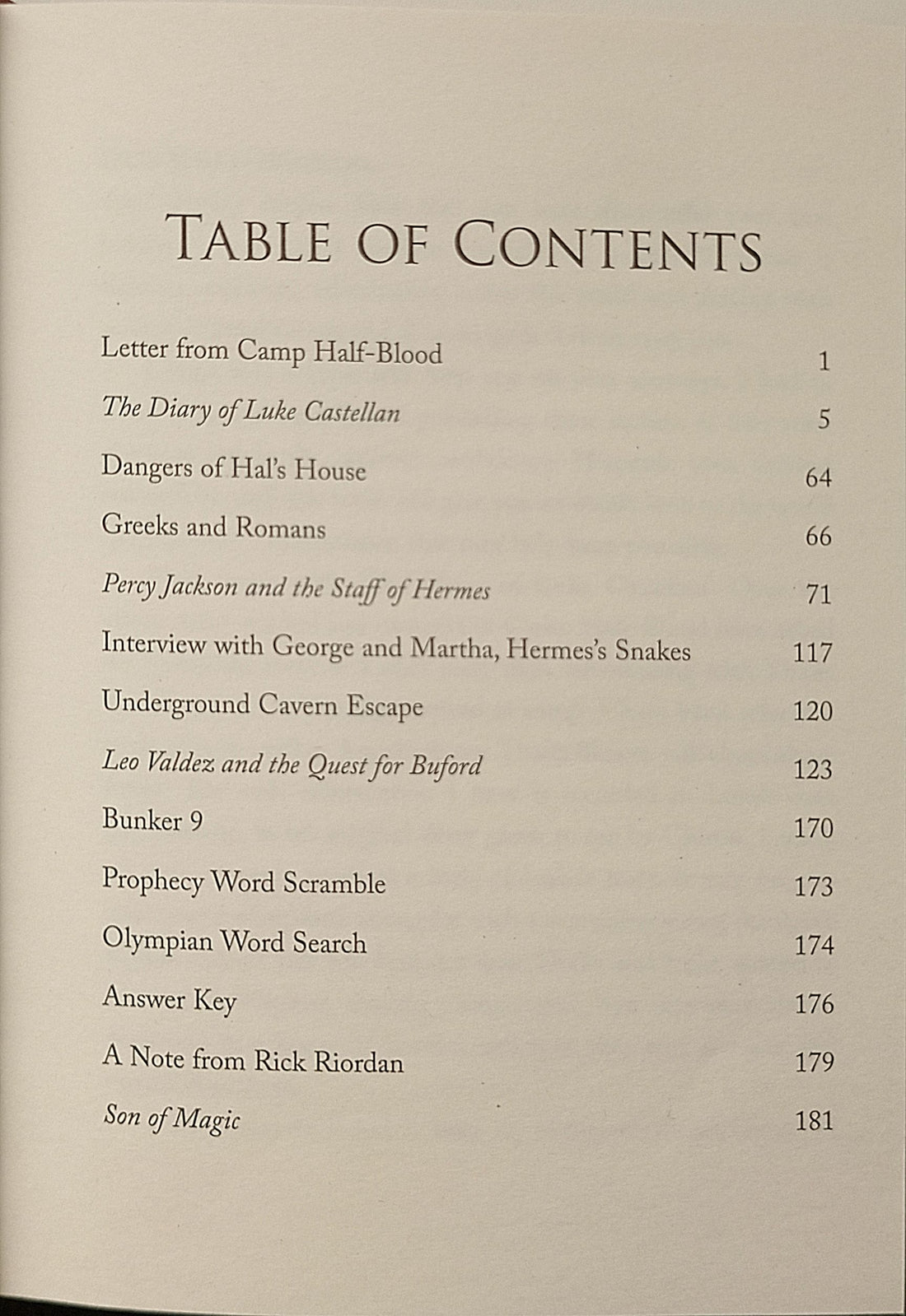 The Heroes of Olympus: The Demigod Diaries