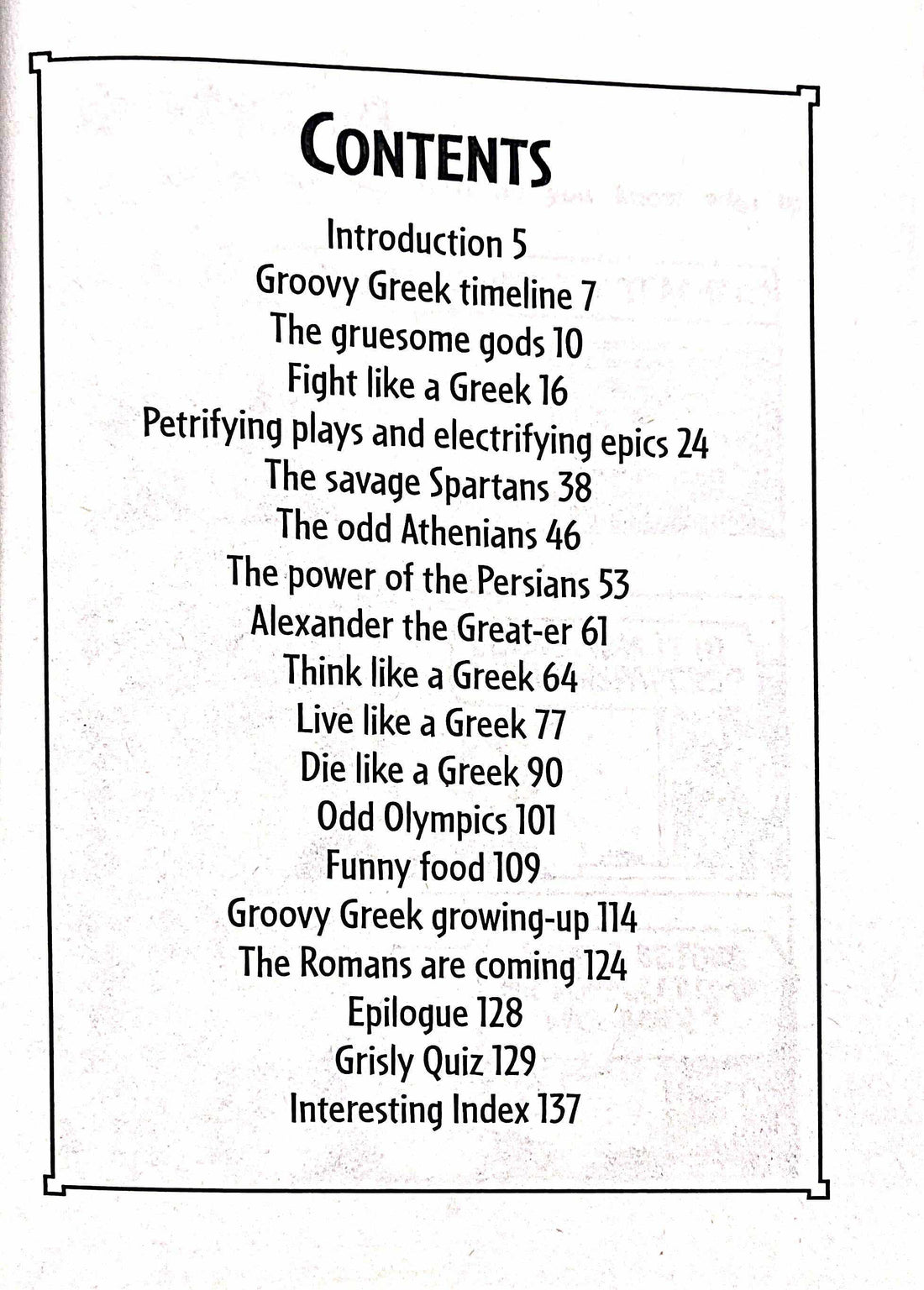 Horrible Histories: Groovy Greeks