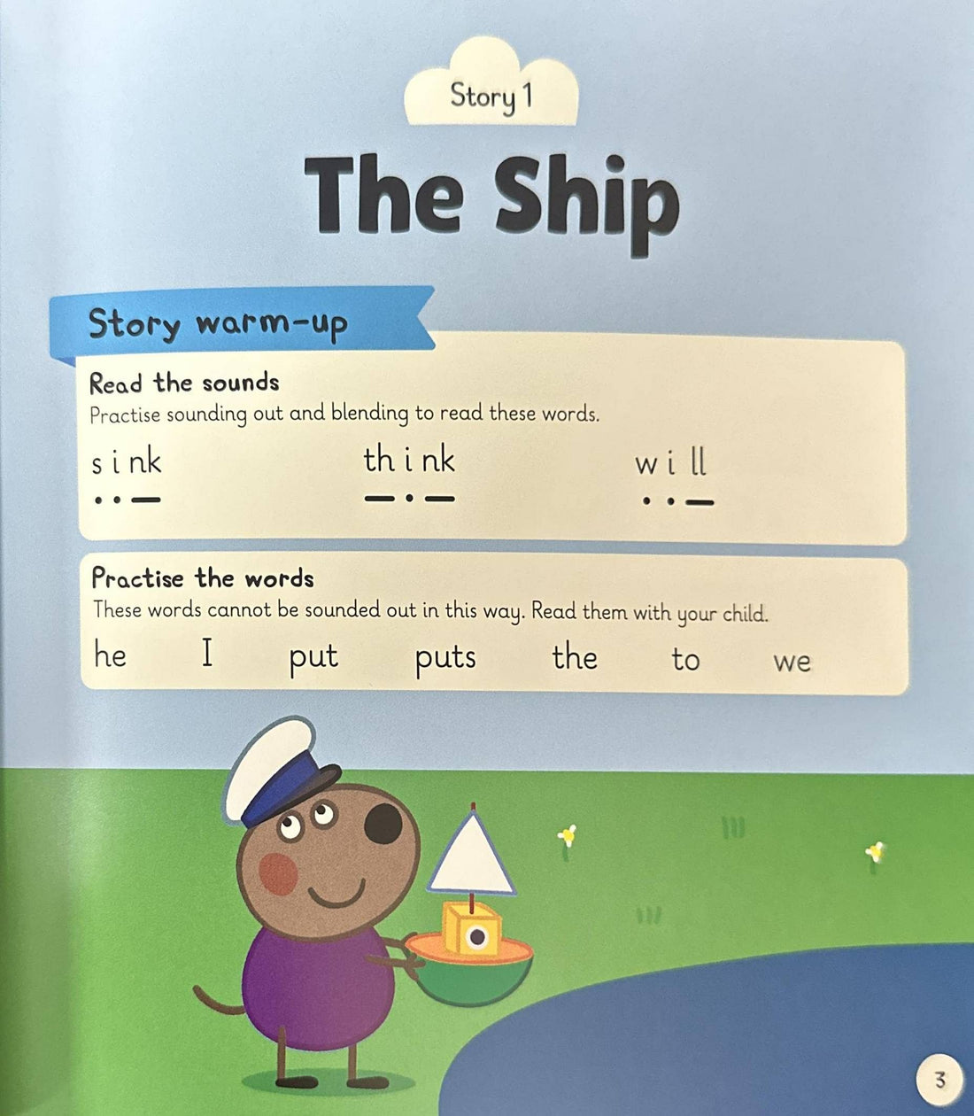 Learn with Peppa Pig Level 1, Book 8 The Ship and Get Fit