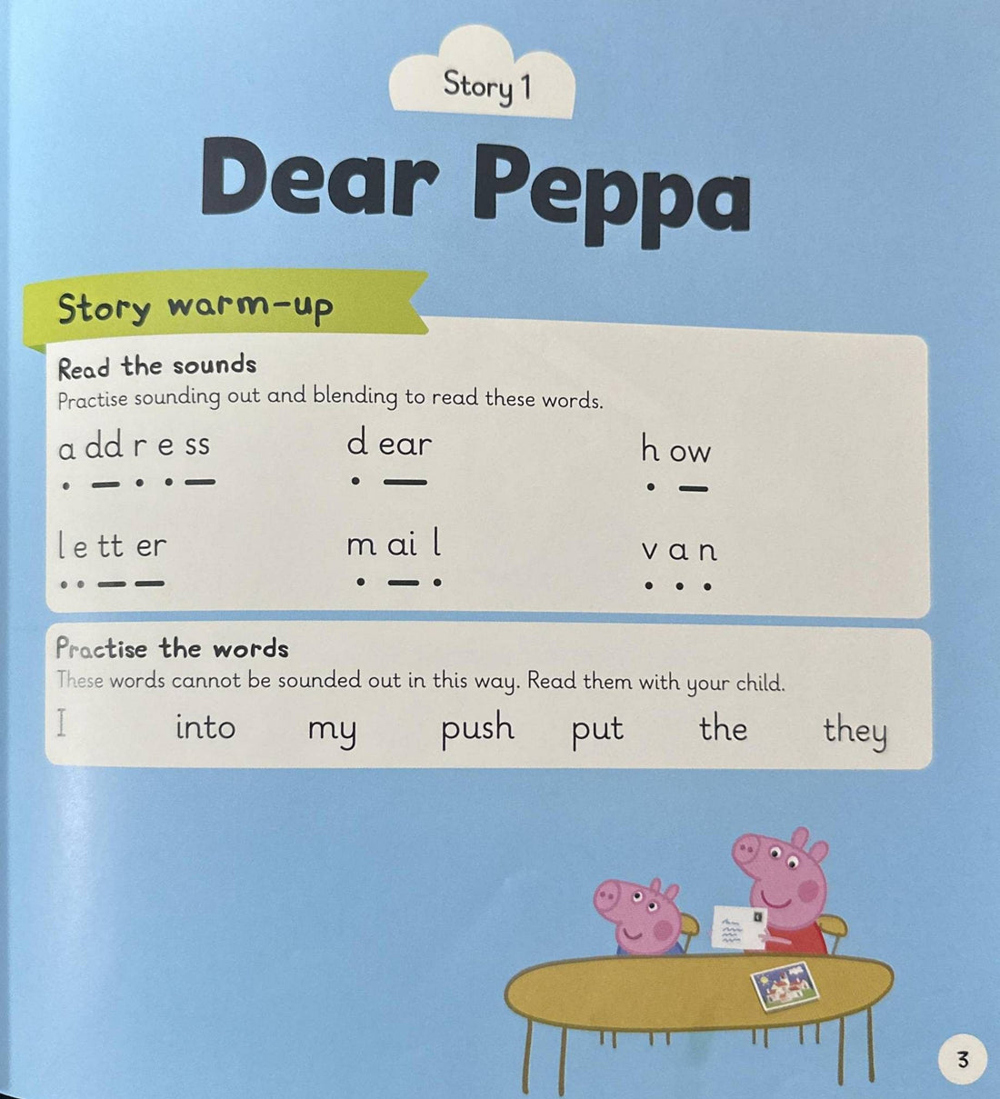 Learn with Peppa Pig Level 2, Book 2 Dear Peppa and Too Dark