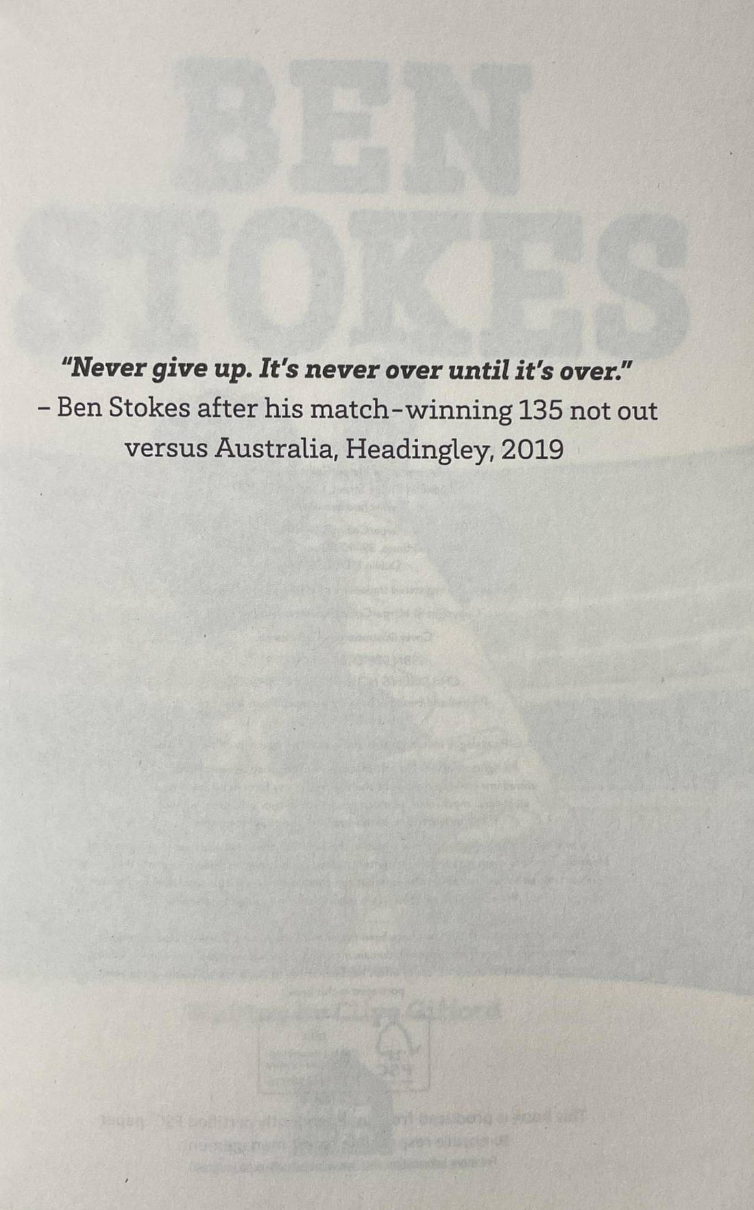 Amazing Cricket Stars: Ben Stokes (The Incredible True Story)