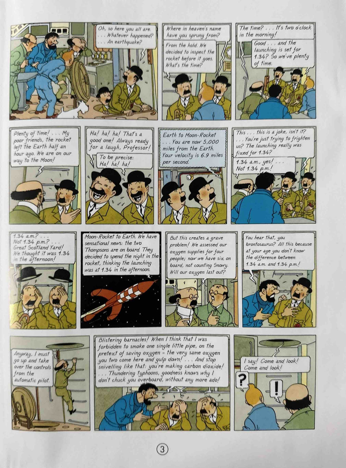 Tintin #17 Explorers on the Moon