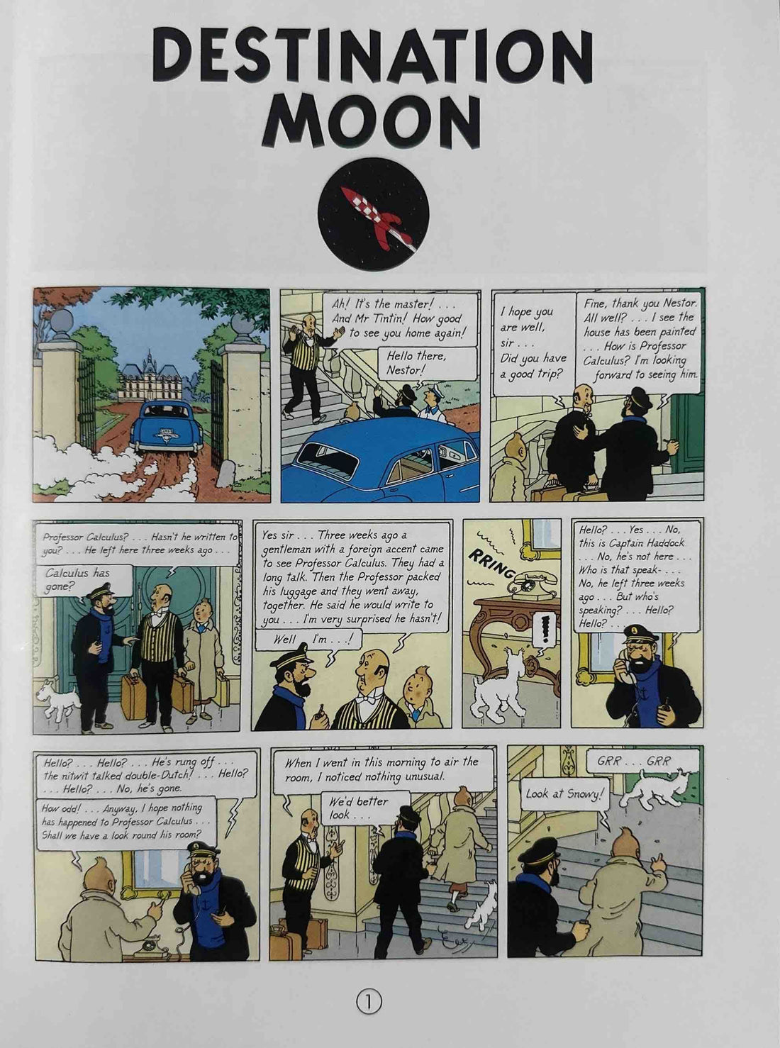 Tintin #16 Destination Moon