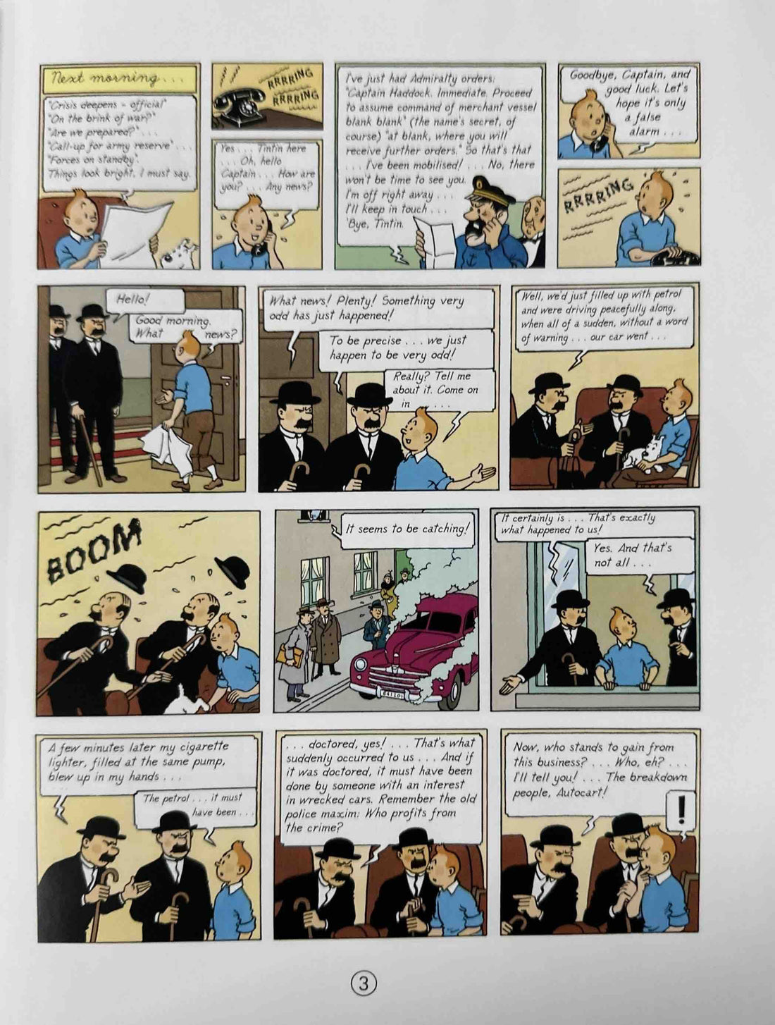 Tintin #15 Land of Black Gold