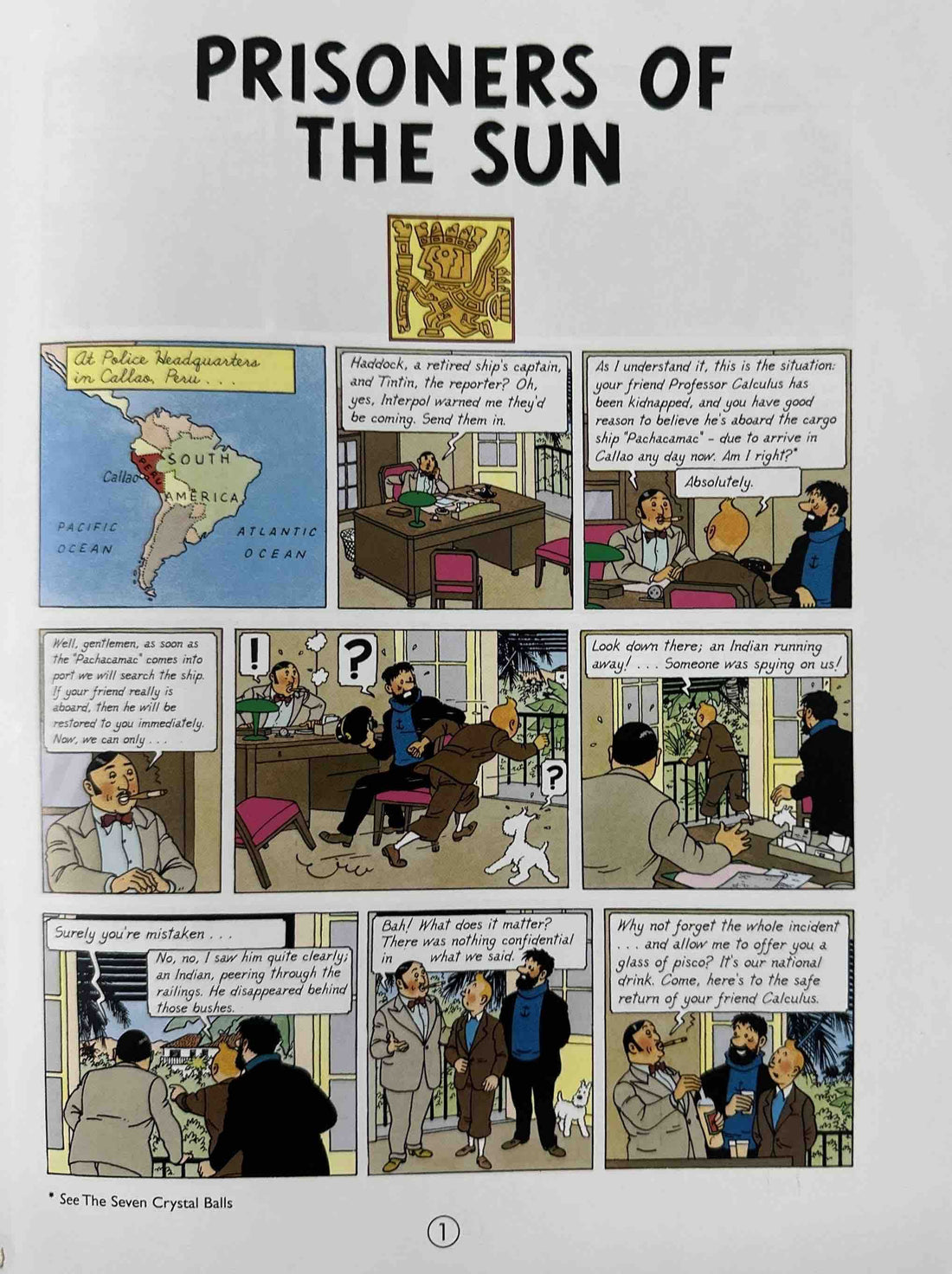 Tintin #14 Prisoners of the Sun