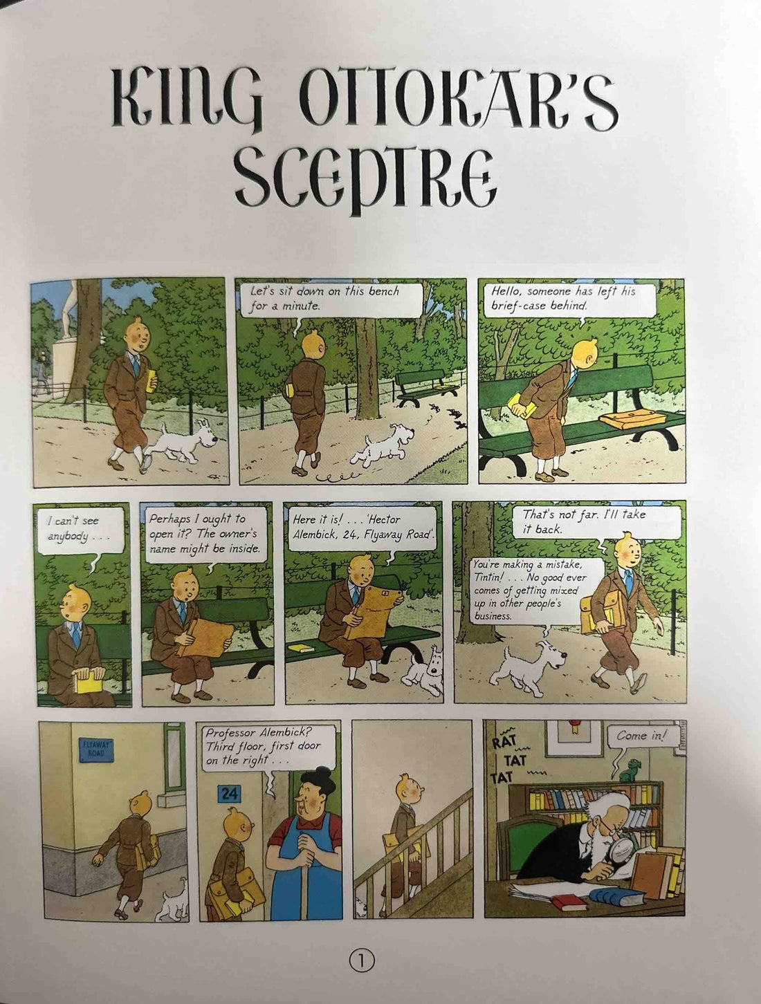 TinTin #8 King Ottokar's Sceptre