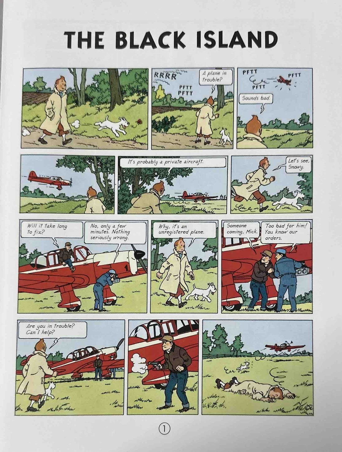 Tintin #7 The Black Island
