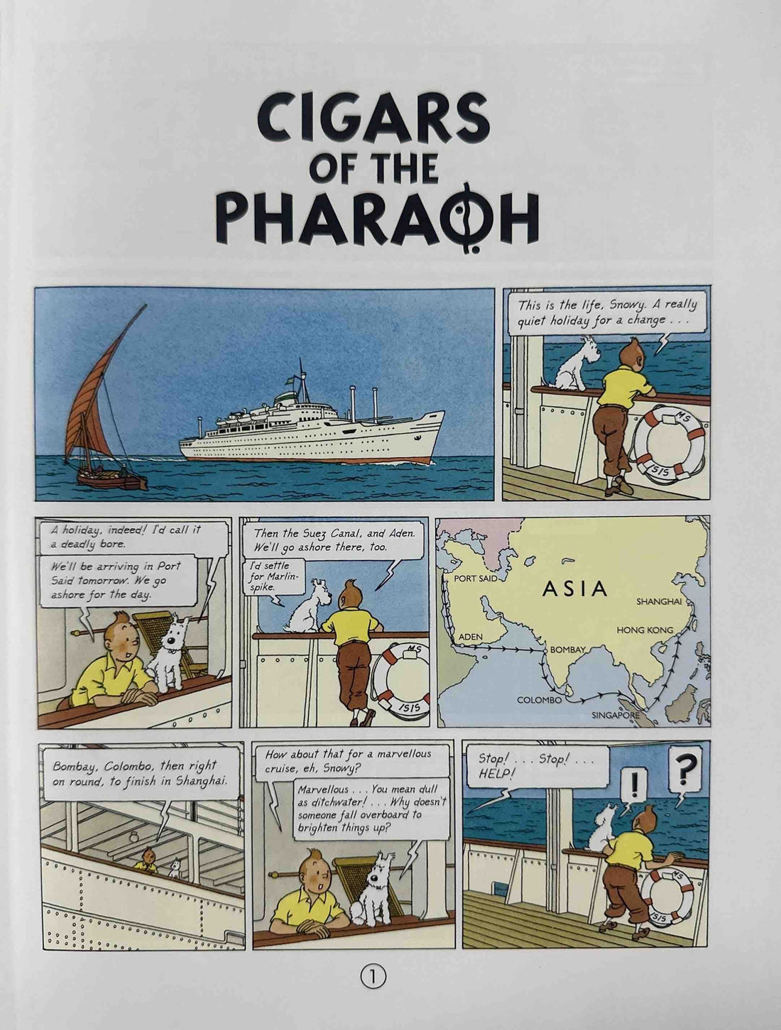 Tintin #4 Cigars of the Pharaoh