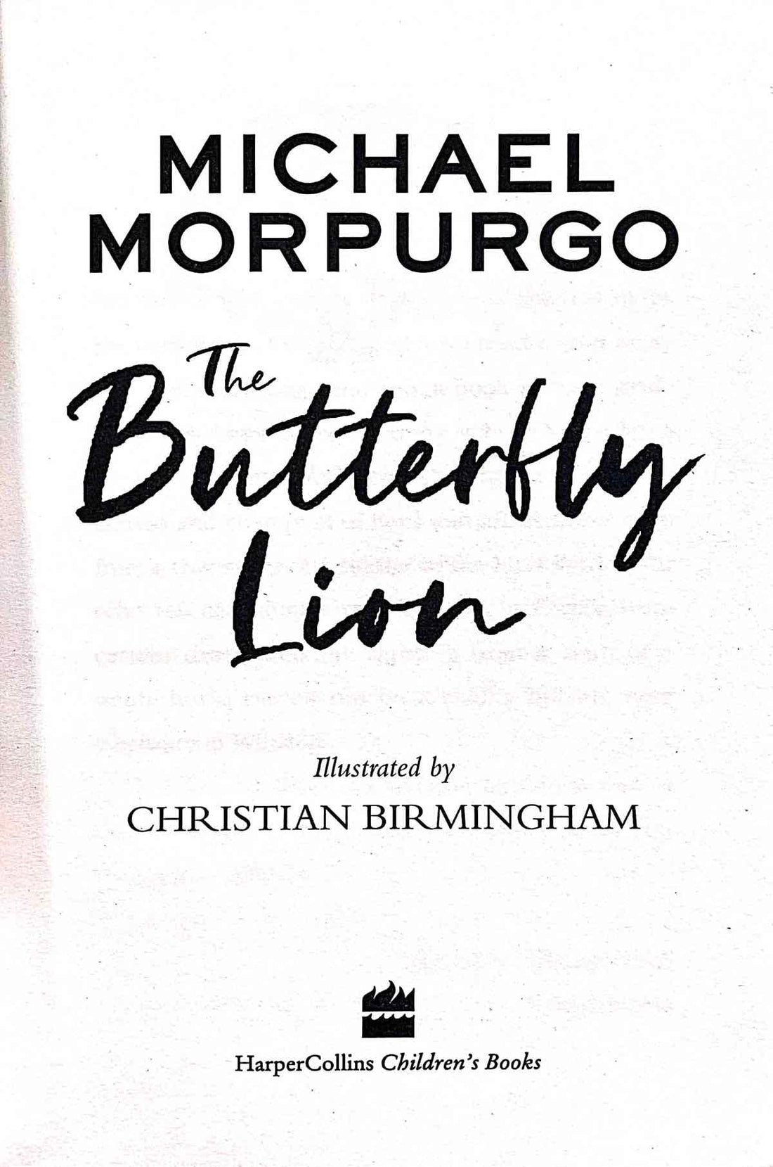 The Butterfly Lion