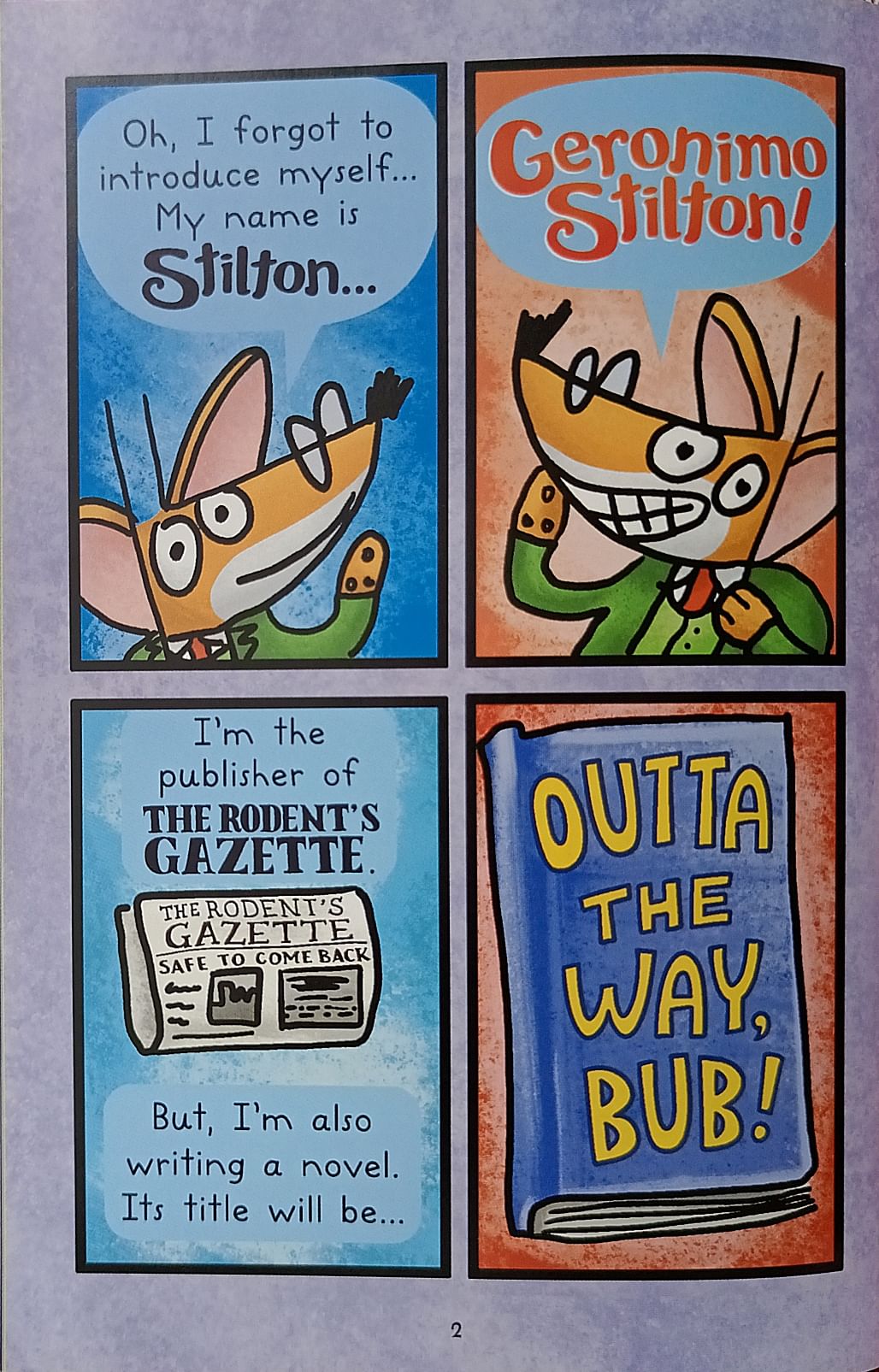 Geronimo Stilton Graphic Novel #2 Slime For Dinner
