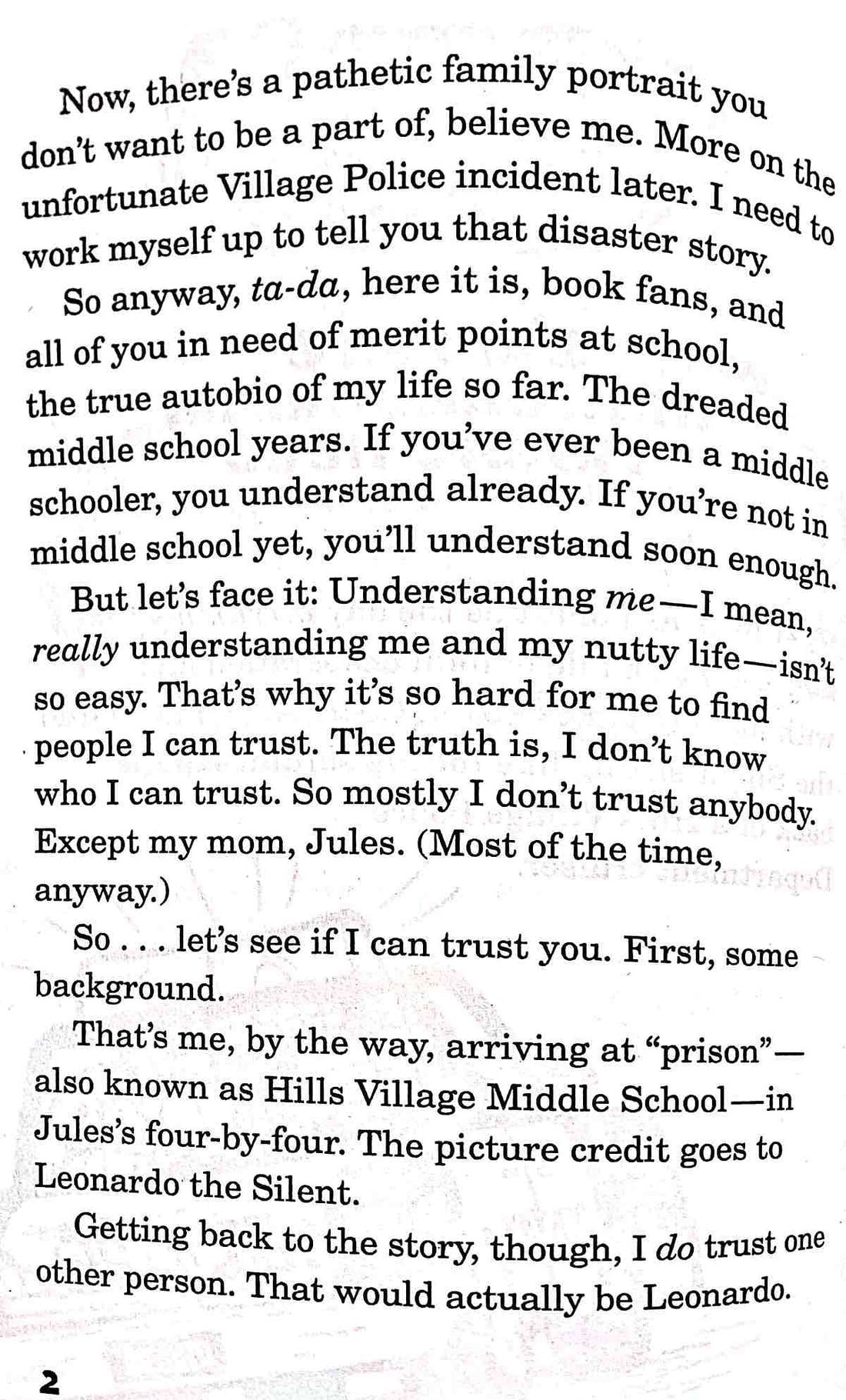 Middle School #1 The Worst Years of My Life