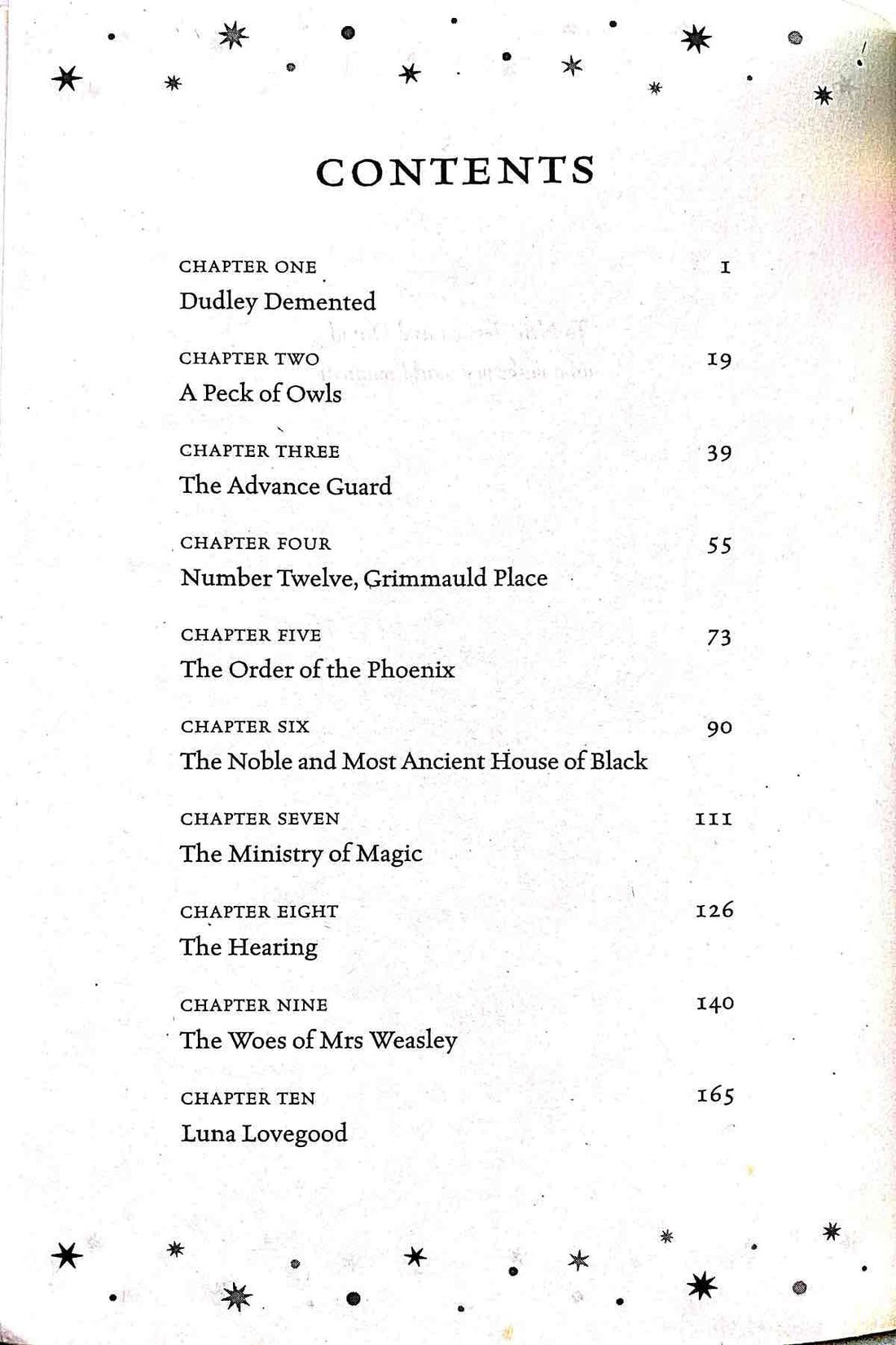 Harry Potter #5 Harry Potter and the Order of the Phoenix