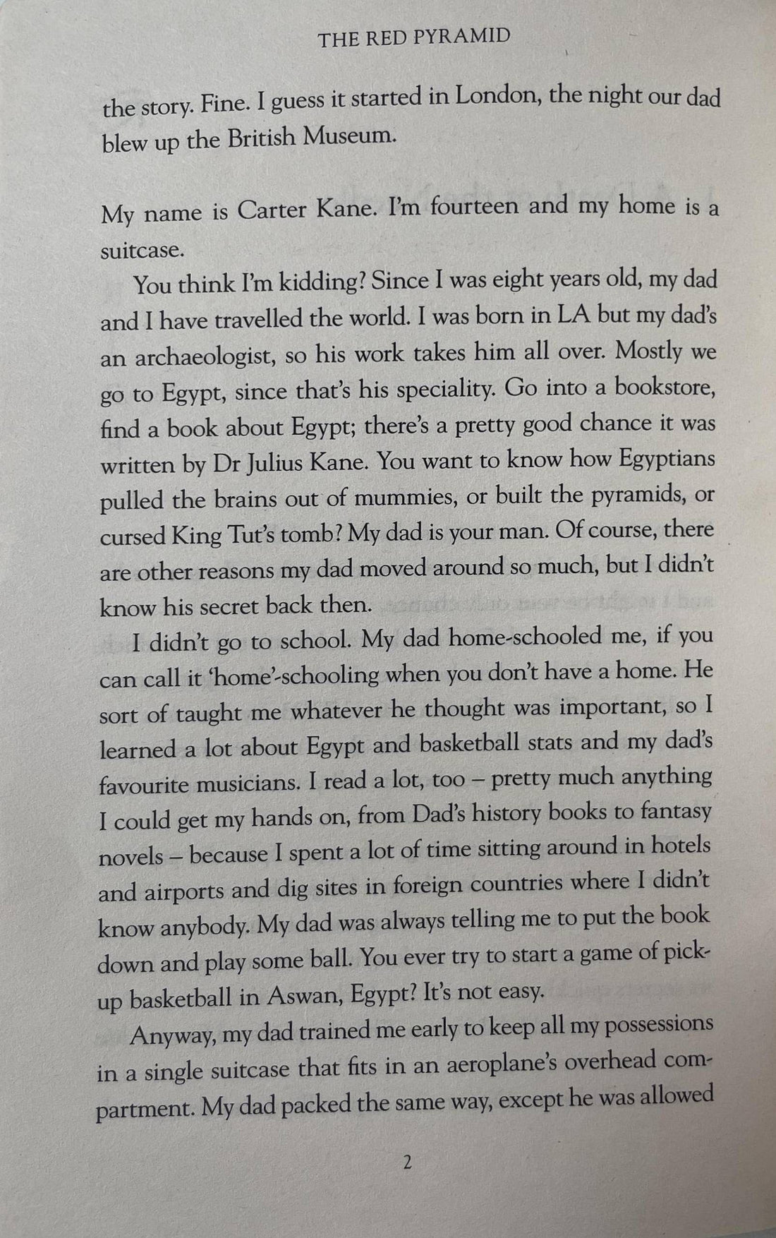 The Kane Chronicles #1 The Red Pyramid