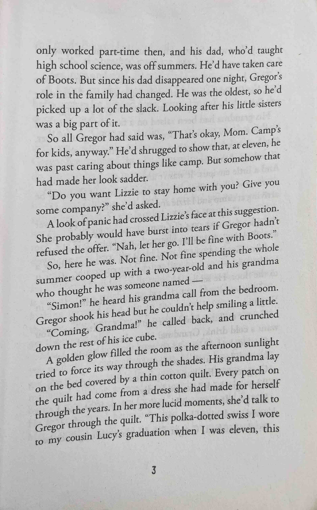 Underland Chronicles #1 Gregor The Overlander