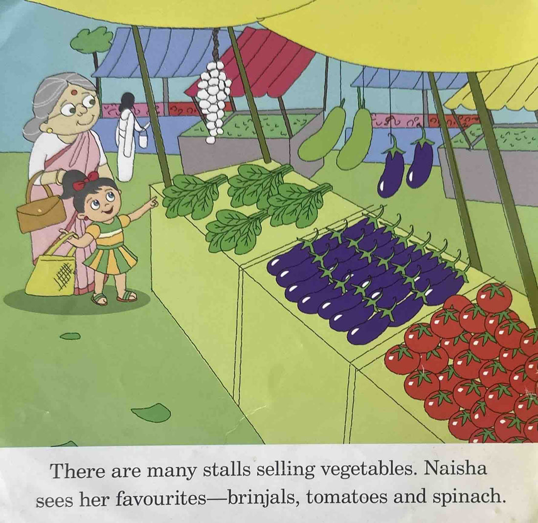 Naisha at the Market (Toddler's Picture + Storybook)