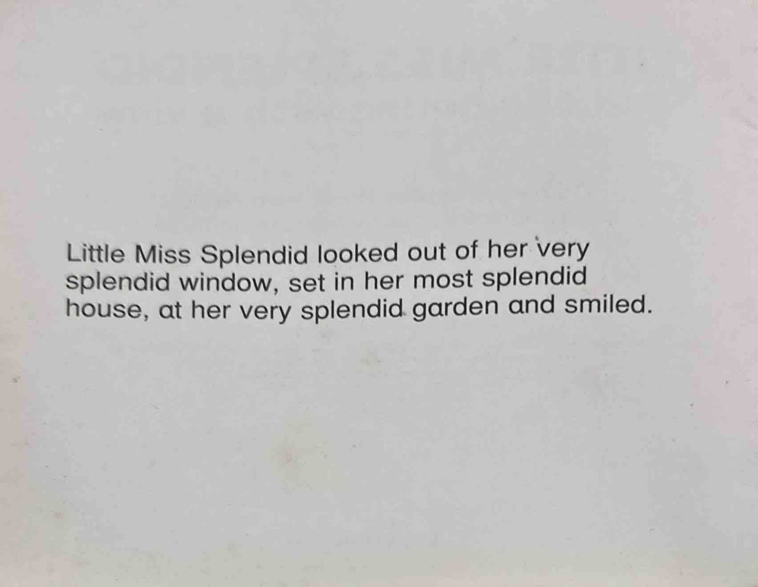 Little Miss Splendid and the House with a View