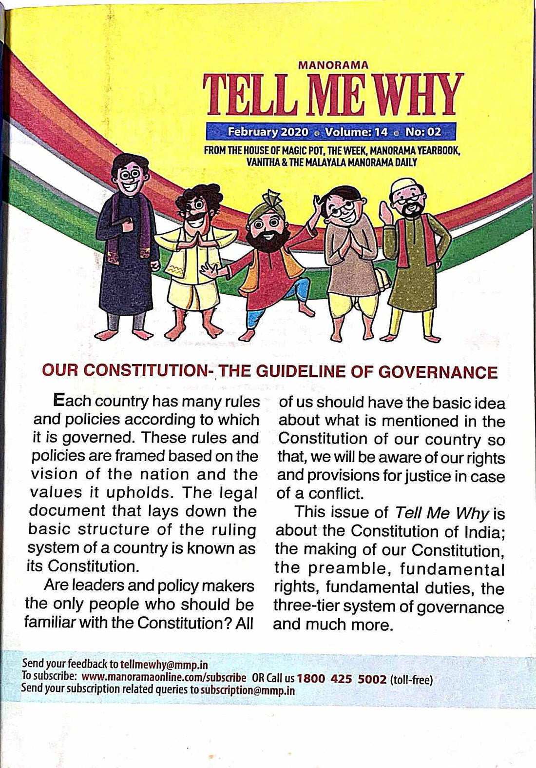 Manorama Tell Me Why: Our Constitution