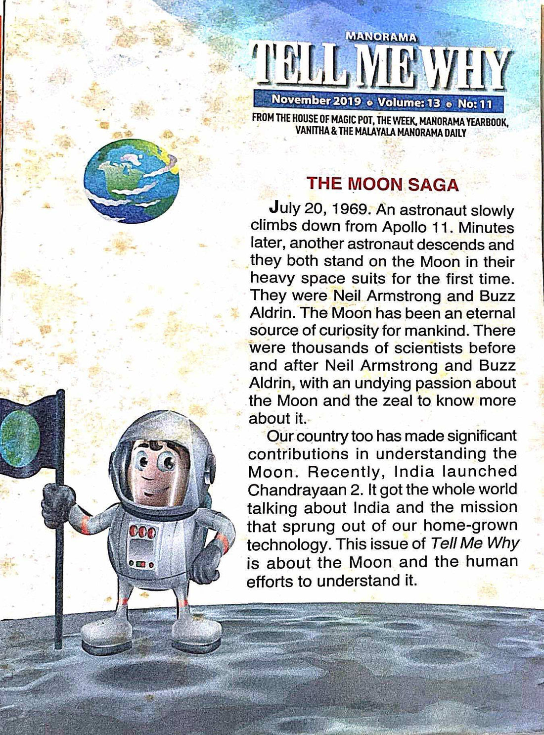 Manorama Tell Me Why: Man and the Moon