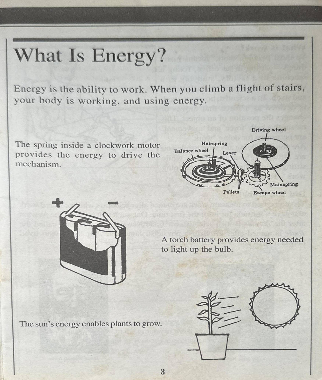 Experiment with Energy